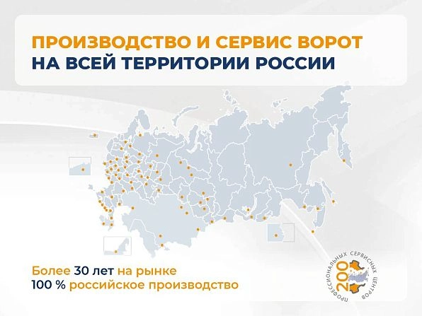 Секционные ворота 2600х2550 мм белые DoorHan RSD02, omsk.doorhan.ru